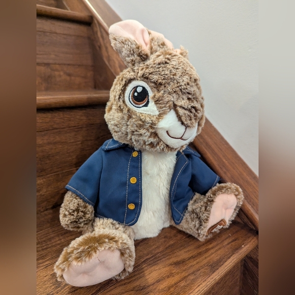 Peter Rabbit Plush Toy with Blue Jacket - Picture 2 of 12